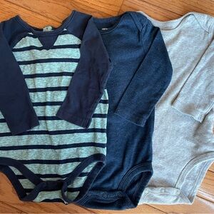 3 Long-sleeve toddler bodies 12M Only for Bundles